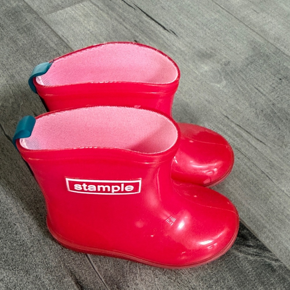 Staple Kids Red Rain Boots